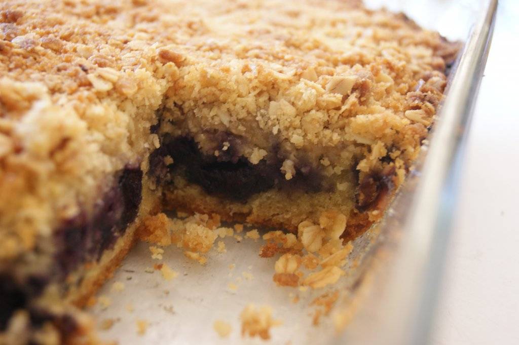 Blueberry Buckle Bars with Lemon | Chef Heidi Fink